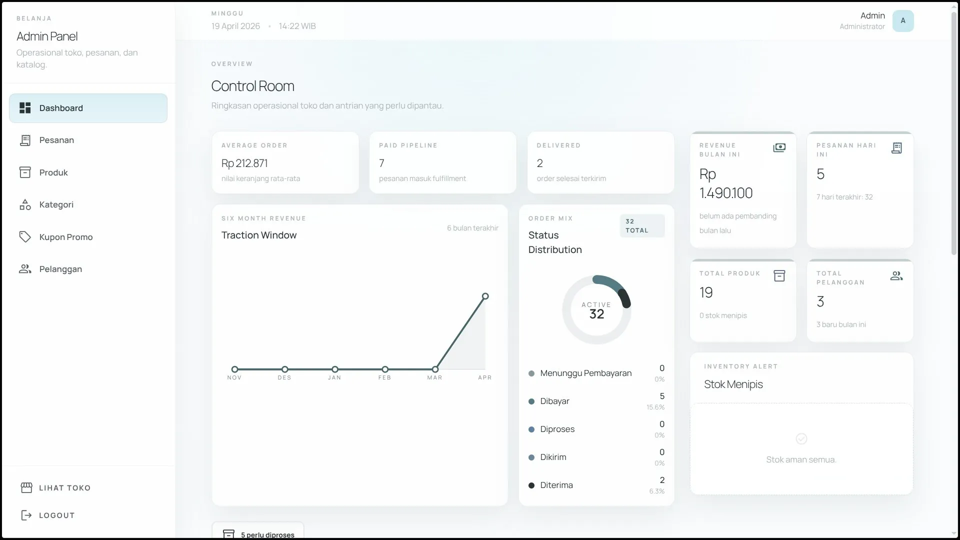 Belanja E-Commerce interface screenshot 3
