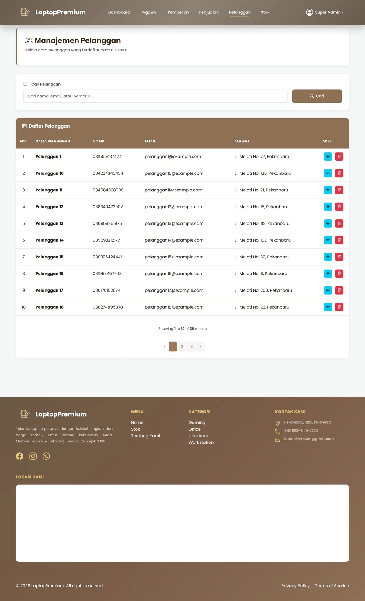 Katalog Laptop interface screenshot 2