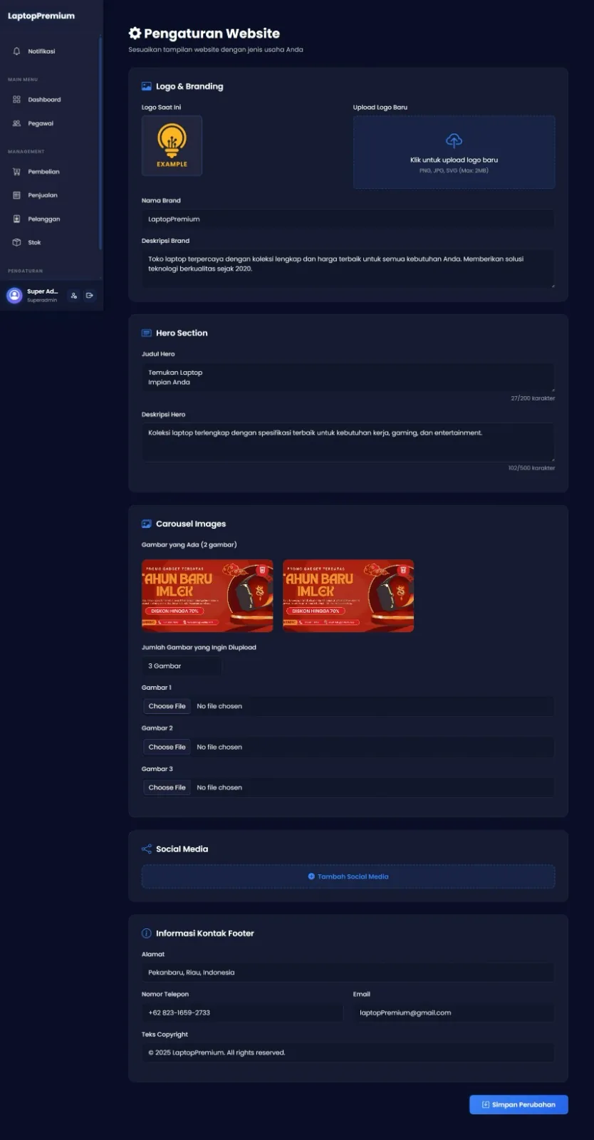 Katalog UMKM interface screenshot 1