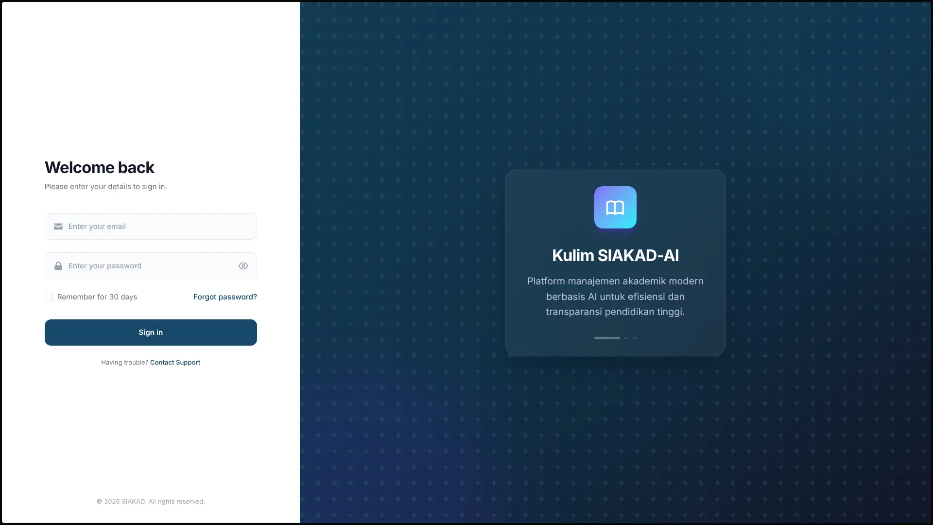SIAKAD AI interface screenshot 1