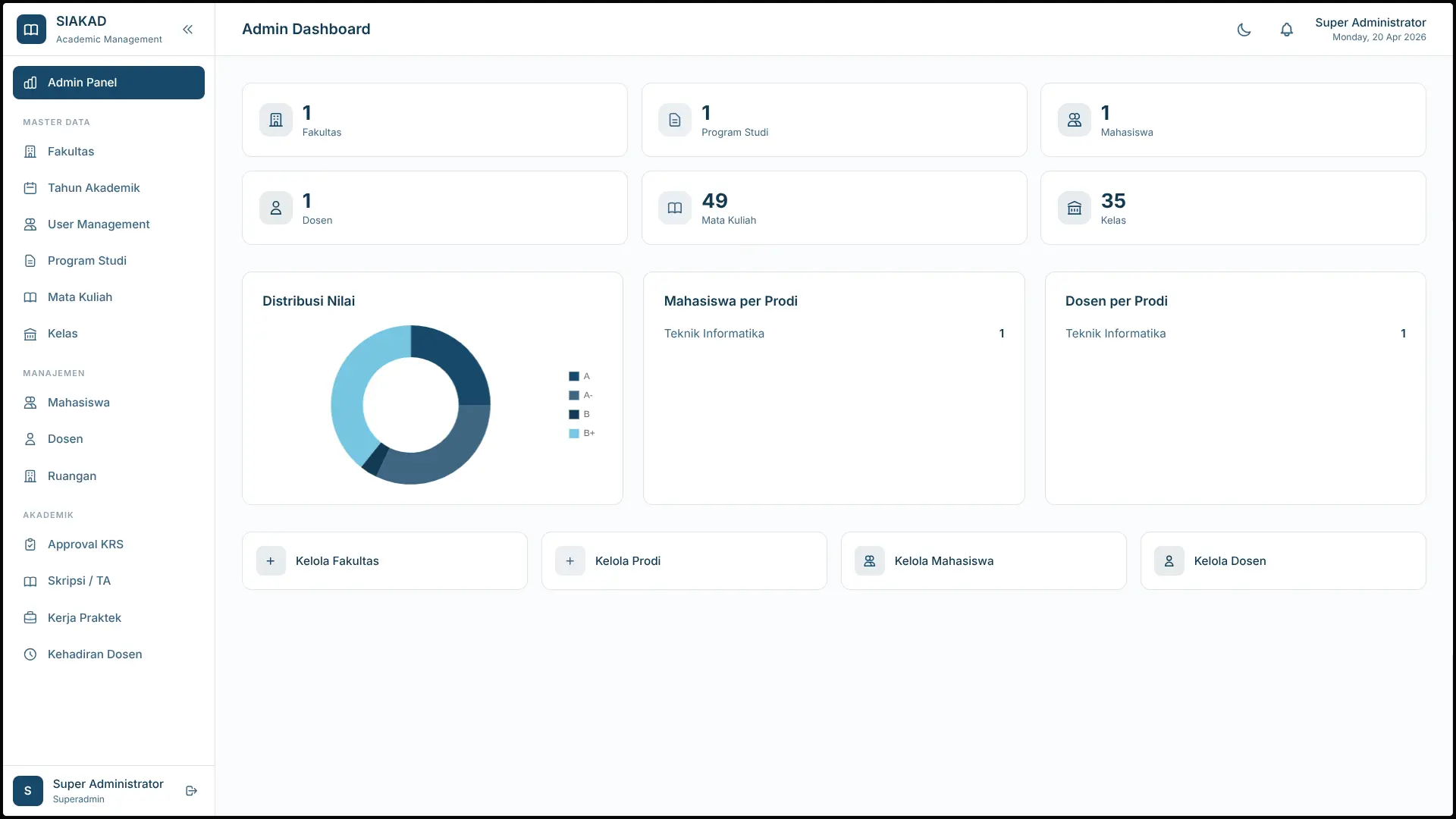 SIAKAD AI interface screenshot 2